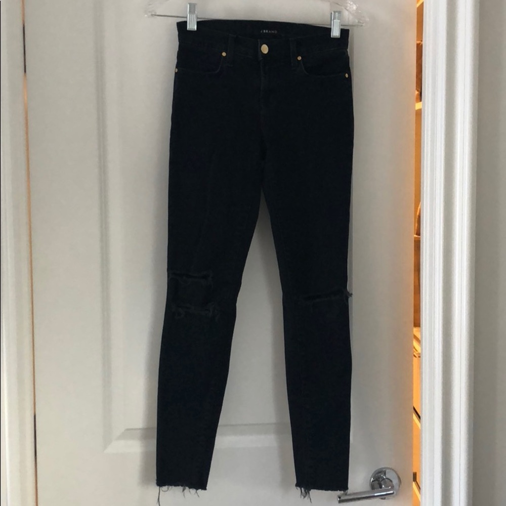 J Brand Distressed Skinny Jeans